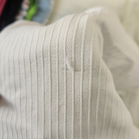 White Ribbed Tank Top - Picture 4 of 4